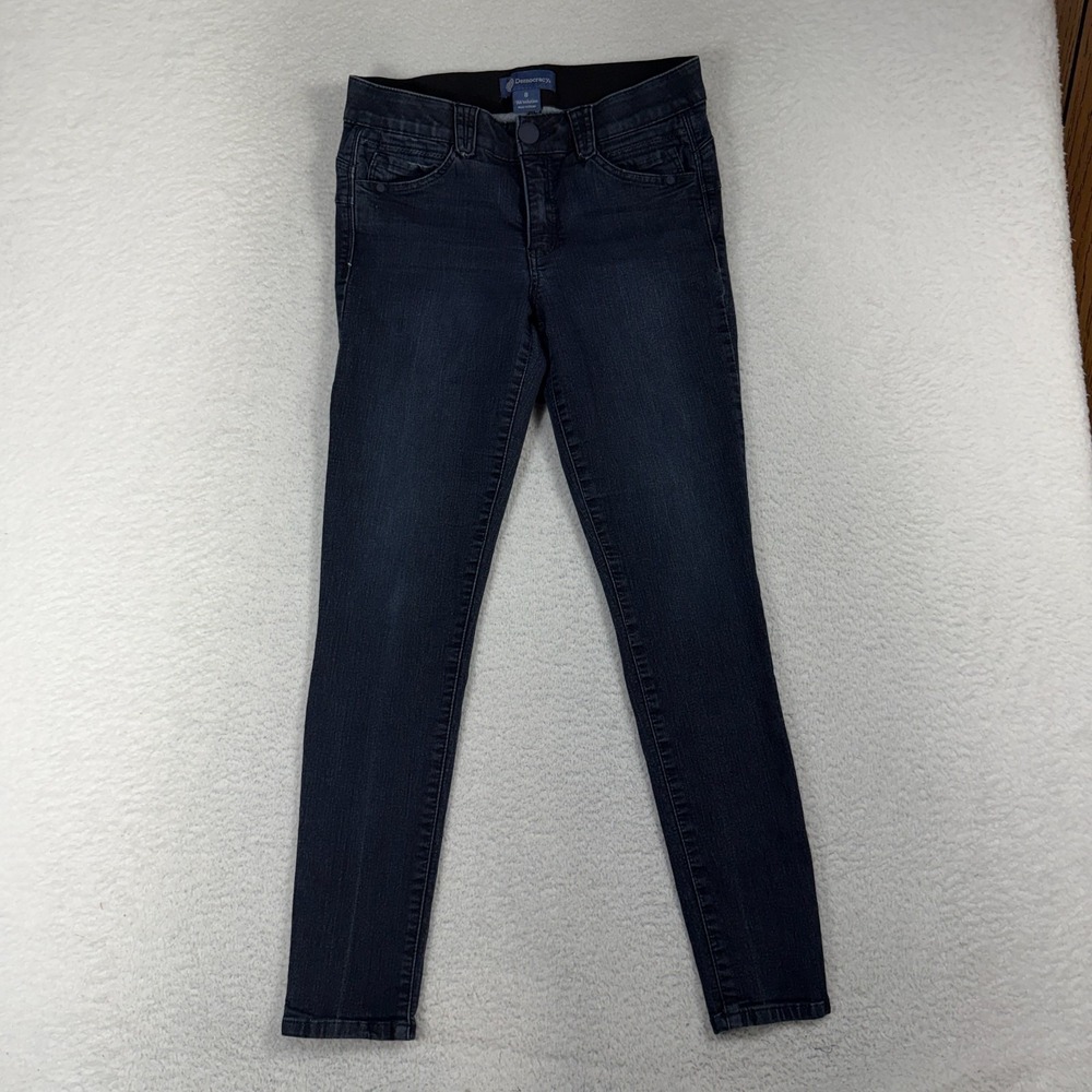 Democracy Jeans Womens 8 (29x28) Ab Technology Stretch Blue Skinny Ankle Flex